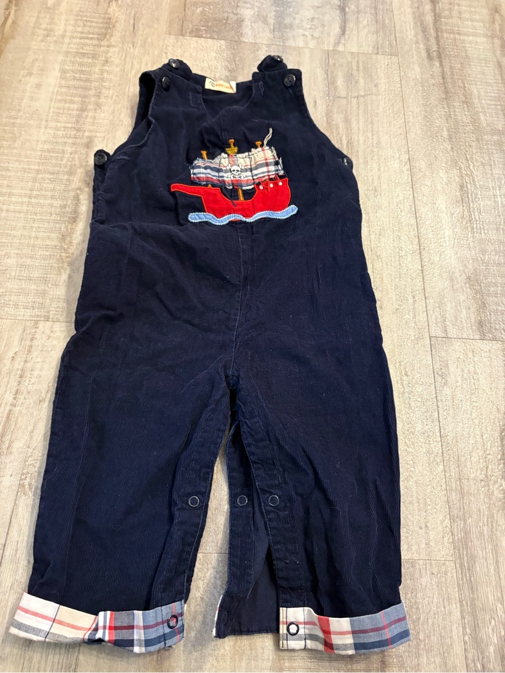 Baby Luigi Pirate Ship Overalls 18m
